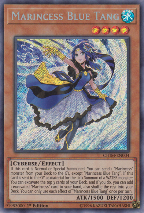 Marincess Blue Tang [CHIM-EN004] Secret Rare | Kessel Run Games Inc. 