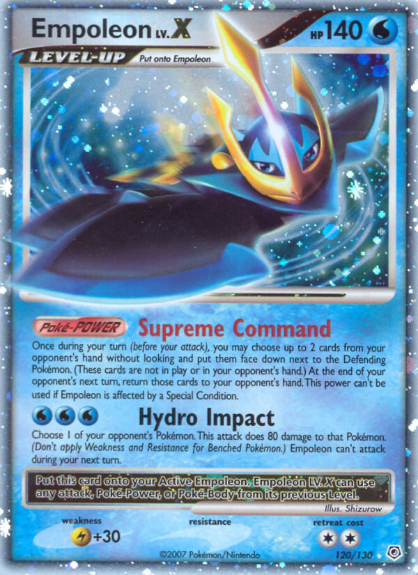 Empoleon LV.X (120/130) [Diamond & Pearl: Base Set] | Kessel Run Games Inc. 