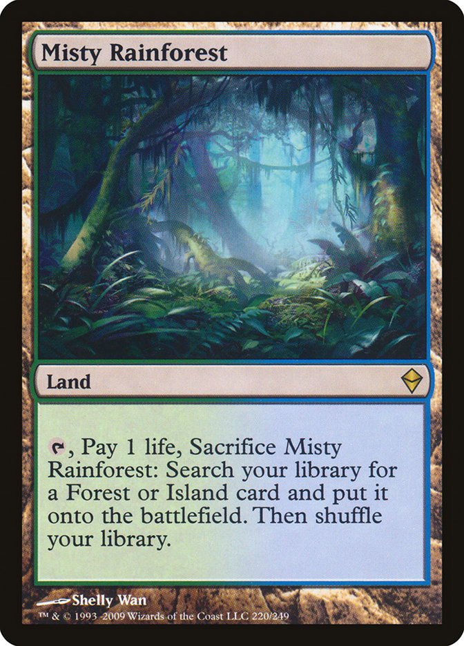 Misty Rainforest [Zendikar] | Kessel Run Games Inc. 