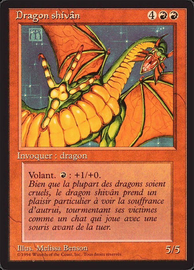 Shivan Dragon [Foreign Black Border] | Kessel Run Games Inc. 