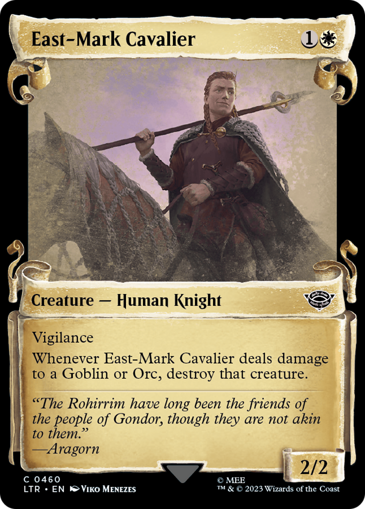 East-Mark Cavalier [The Lord of the Rings: Tales of Middle-Earth Showcase Scrolls] | Kessel Run Games Inc. 