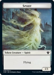 Spirit // Treasure Double-Sided Token [Commander 2020 Tokens] | Kessel Run Games Inc. 