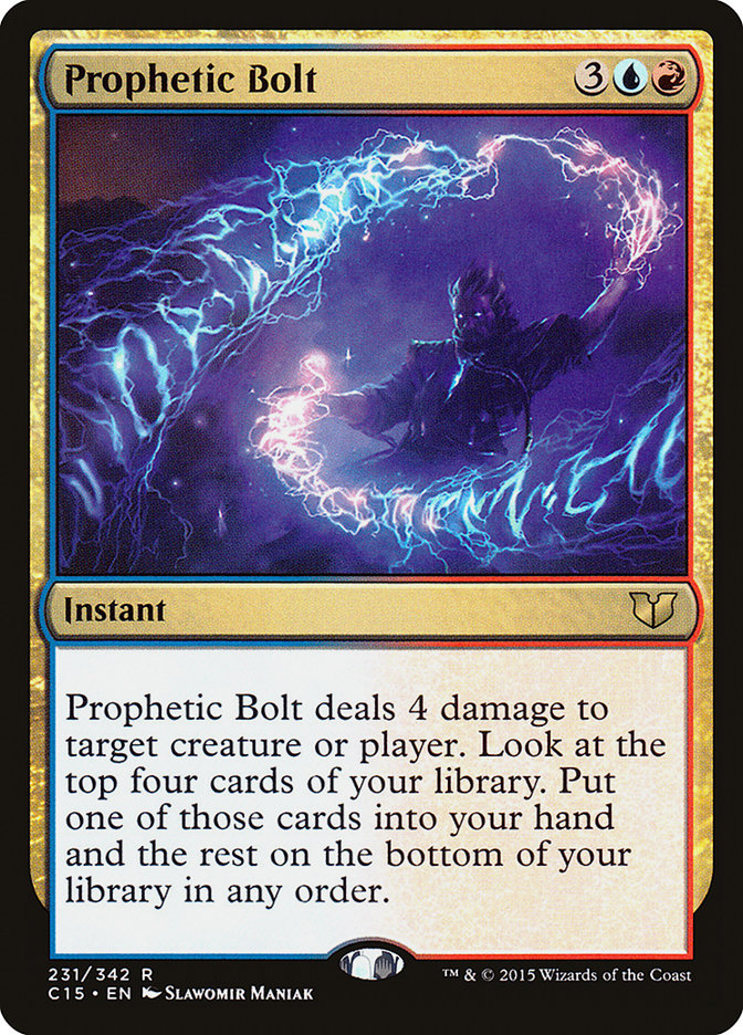 Prophetic Bolt [Commander 2015] | Kessel Run Games Inc. 
