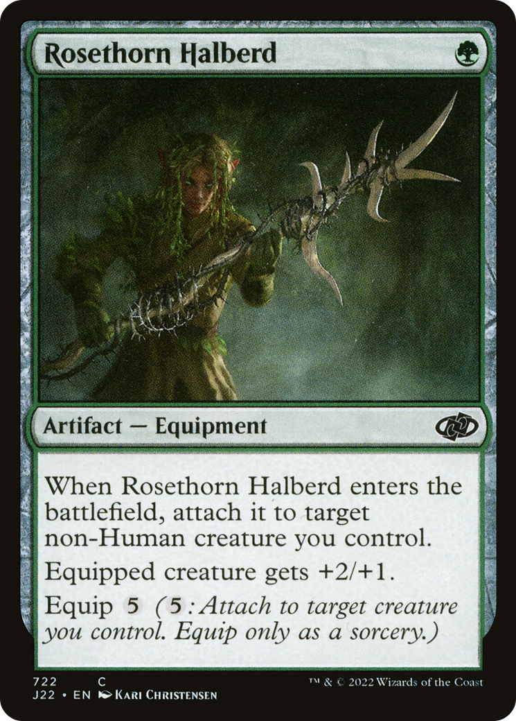 Rosethorn Halberd [Jumpstart 2022] | Kessel Run Games Inc. 