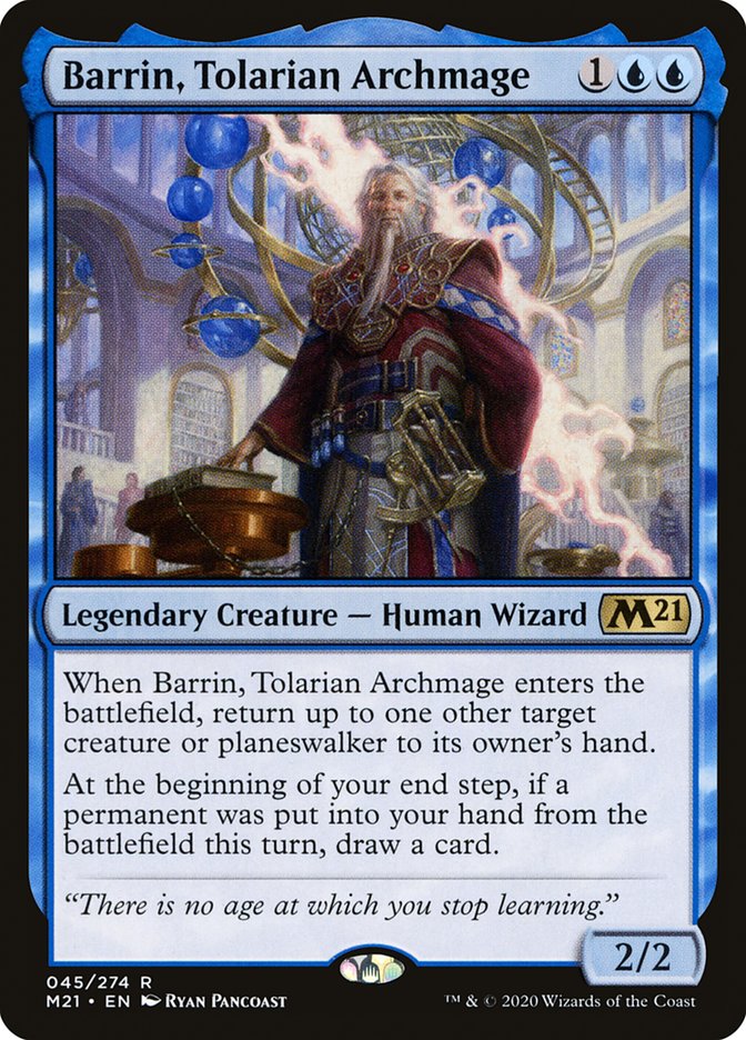 Barrin, Tolarian Archmage [Core Set 2021] | Kessel Run Games Inc. 