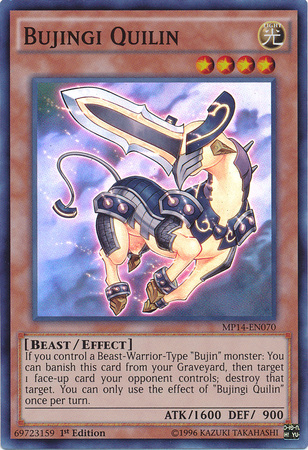 Bujingi Quilin [MP14-EN070] Super Rare | Kessel Run Games Inc. 