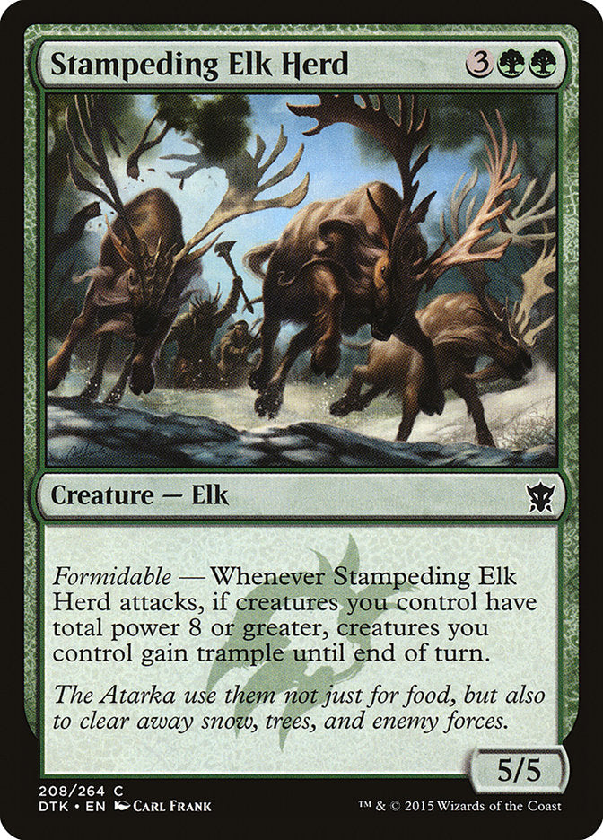 Stampeding Elk Herd [Dragons of Tarkir] | Kessel Run Games Inc. 