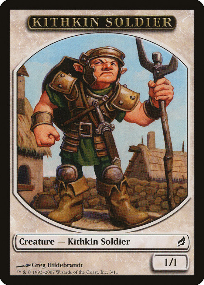 Kithkin Soldier Token [Lorwyn Tokens] | Kessel Run Games Inc. 