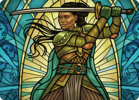 Shanna, Purifying Blade Art Card 2 [Dominaria United Art Series] | Kessel Run Games Inc. 