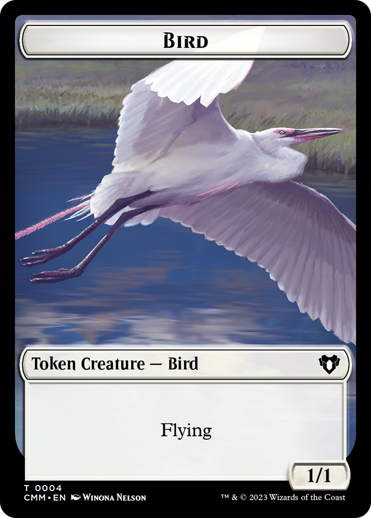 Copy (54) // Bird Double-Sided Token [Commander Masters Tokens] | Kessel Run Games Inc. 