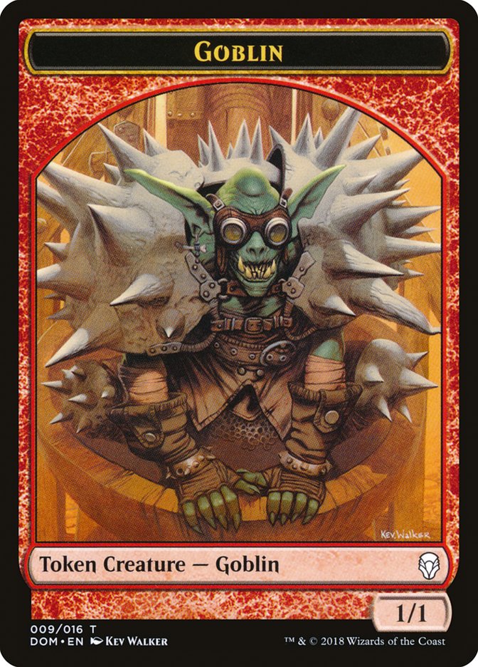 Goblin Token [Dominaria Tokens] | Kessel Run Games Inc. 
