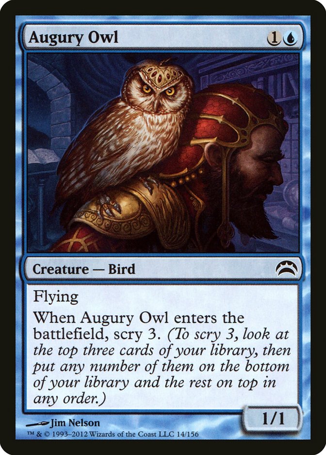Augury Owl [Planechase 2012] | Kessel Run Games Inc. 