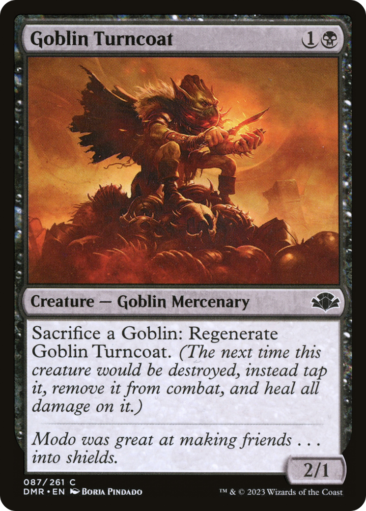 Goblin Turncoat [Dominaria Remastered] | Kessel Run Games Inc. 