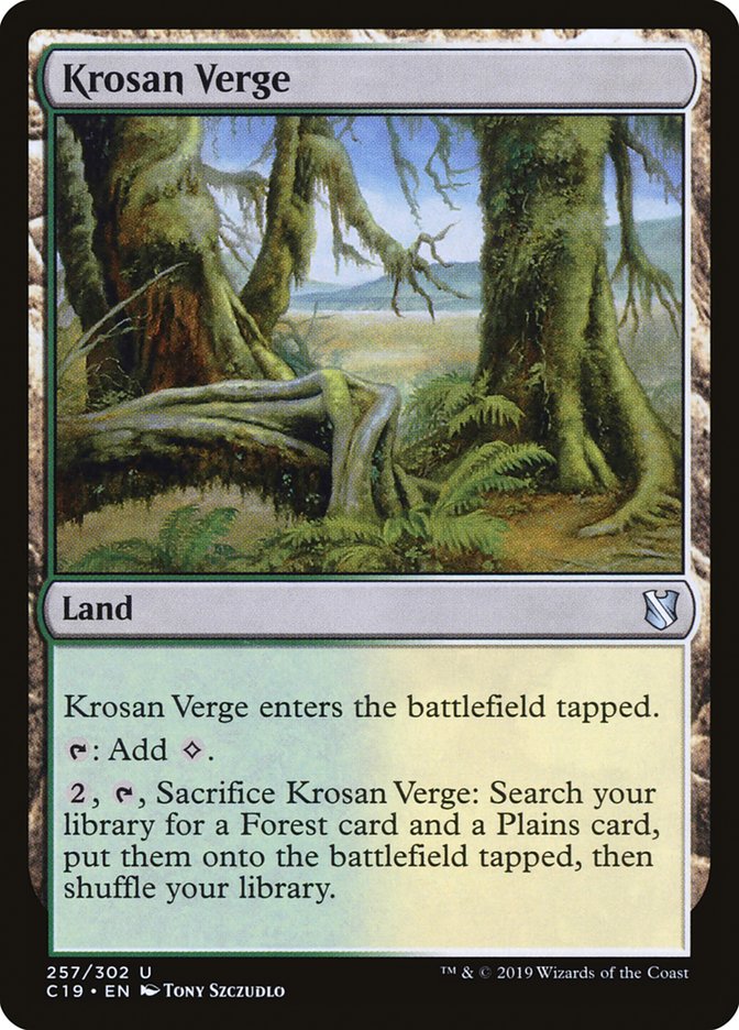 Krosan Verge [Commander 2019] | Kessel Run Games Inc. 