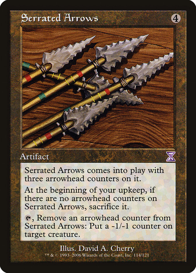 Serrated Arrows [Time Spiral Timeshifted] | Kessel Run Games Inc. 