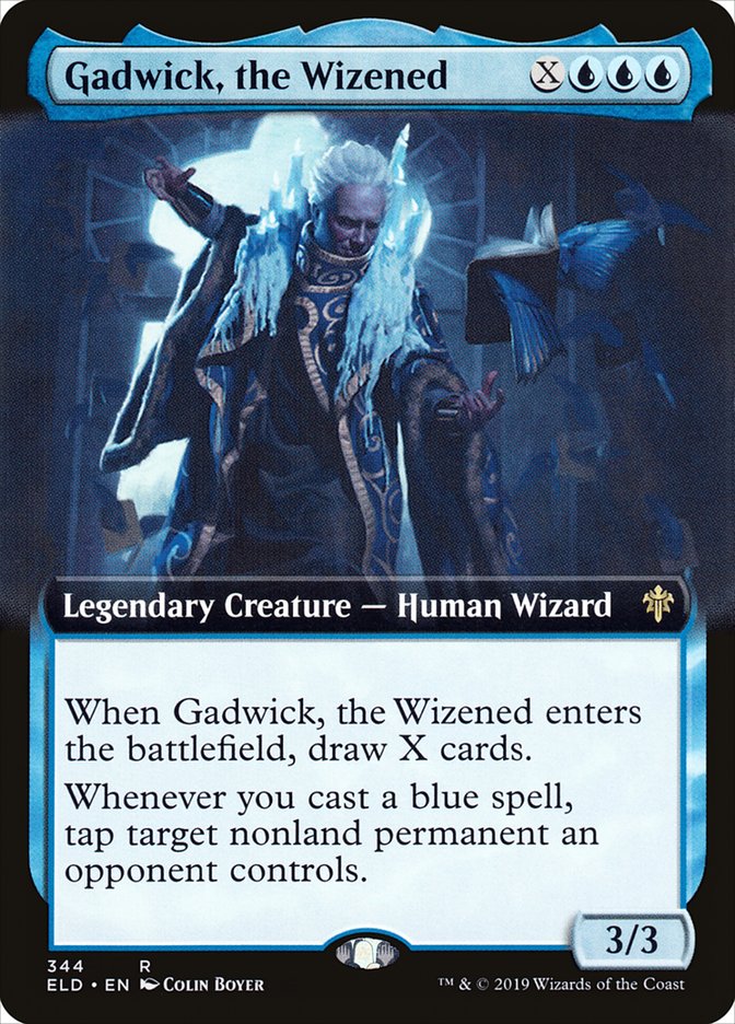 Gadwick, the Wizened (Extended Art) [Throne of Eldraine] | Kessel Run Games Inc. 