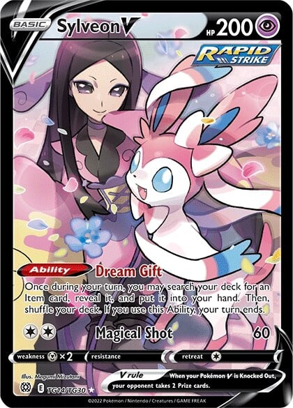 Sylveon V (TG14/TG30) [Sword & Shield: Brilliant Stars] | Kessel Run Games Inc. 