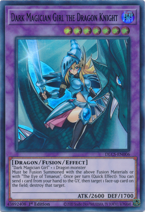 Dark Magician Girl the Dragon Knight (Purple) [DLCS-EN006] Ultra Rare | Kessel Run Games Inc. 