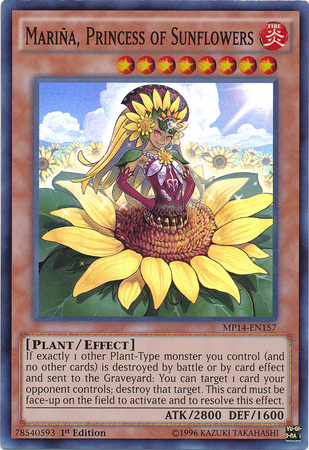 Marina, Princess of Sunflowers [MP14-EN157] Super Rare | Kessel Run Games Inc. 