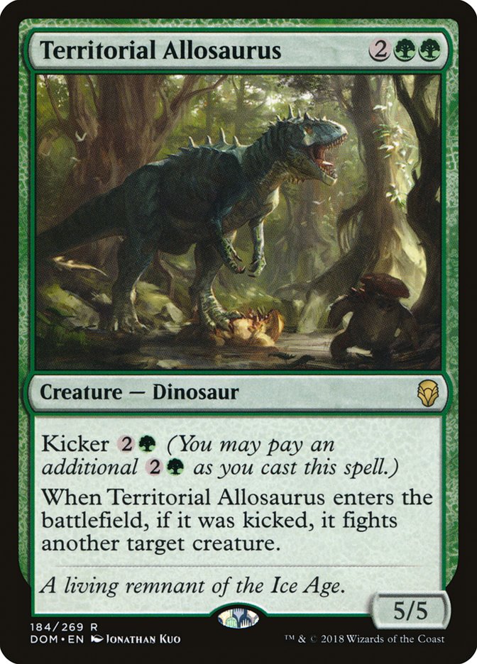 Territorial Allosaurus [Dominaria] | Kessel Run Games Inc. 