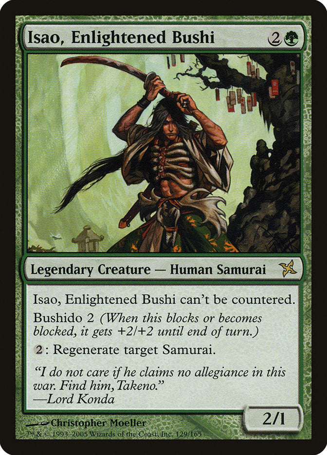 Isao, Enlightened Bushi [Betrayers of Kamigawa] | Kessel Run Games Inc. 