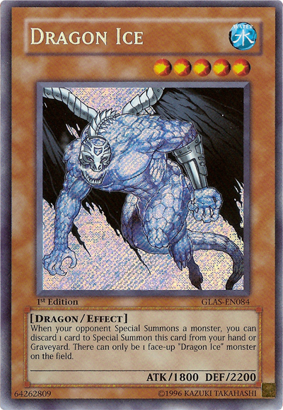 Dragon Ice [GLAS-EN084] Secret Rare | Kessel Run Games Inc. 