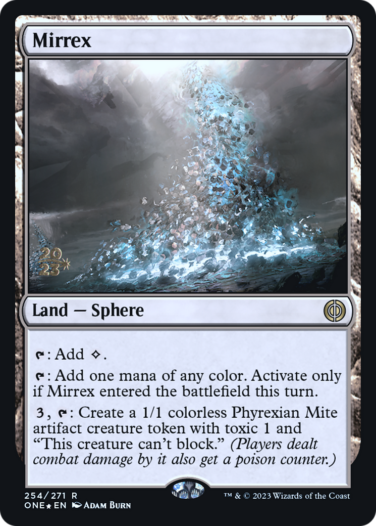 Mirrex [Phyrexia: All Will Be One Prerelease Promos] | Kessel Run Games Inc. 