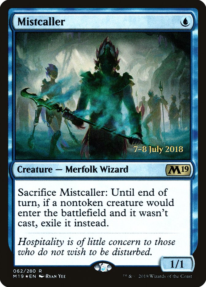 Mistcaller [Core Set 2019 Prerelease Promos] | Kessel Run Games Inc. 