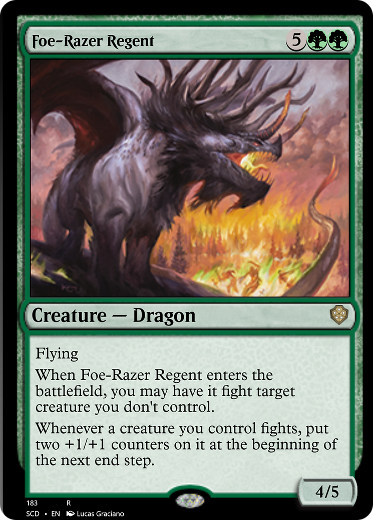 Foe-Razer Regent [Starter Commander Decks] | Kessel Run Games Inc. 