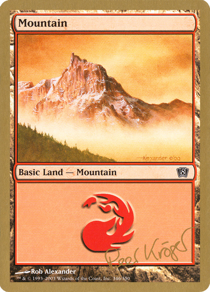 Mountain (pk346) (Peer Kroger) [World Championship Decks 2003] | Kessel Run Games Inc. 