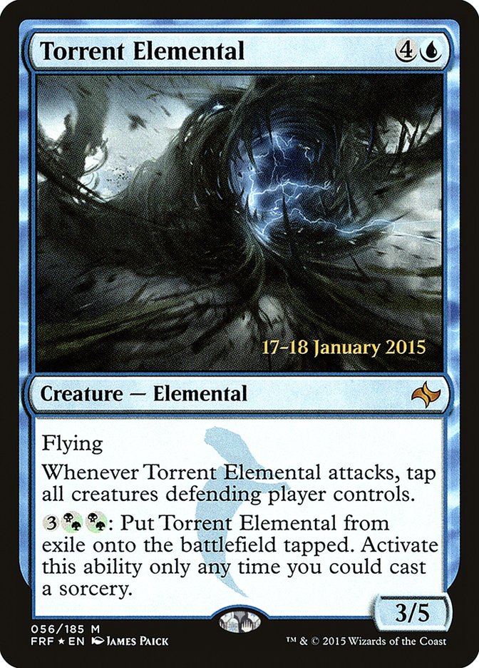 Torrent Elemental [Fate Reforged Prerelease Promos] | Kessel Run Games Inc. 