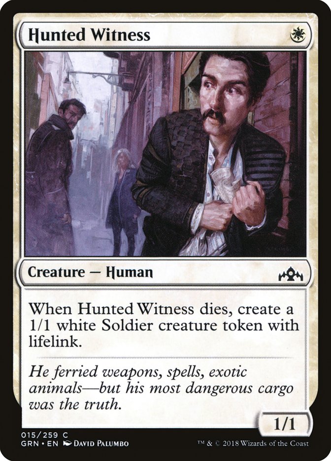 Hunted Witness [Guilds of Ravnica] | Kessel Run Games Inc. 