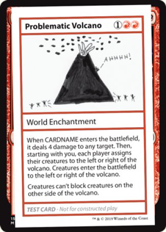 Problematic Volcano (2021 Edition) [Mystery Booster Playtest Cards] | Kessel Run Games Inc. 