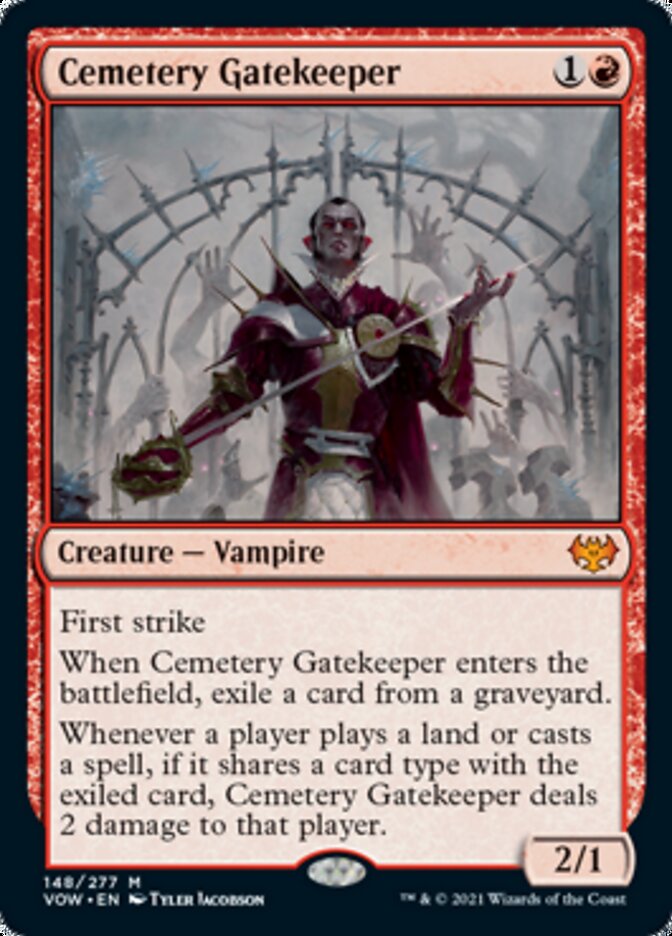 Cemetery Gatekeeper [Innistrad: Crimson Vow] | Kessel Run Games Inc. 