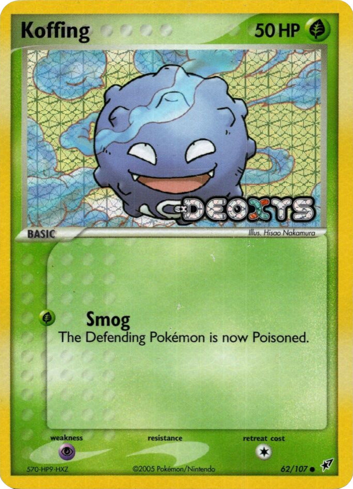 Koffing (62/107) (Stamped) [EX: Deoxys] | Kessel Run Games Inc. 