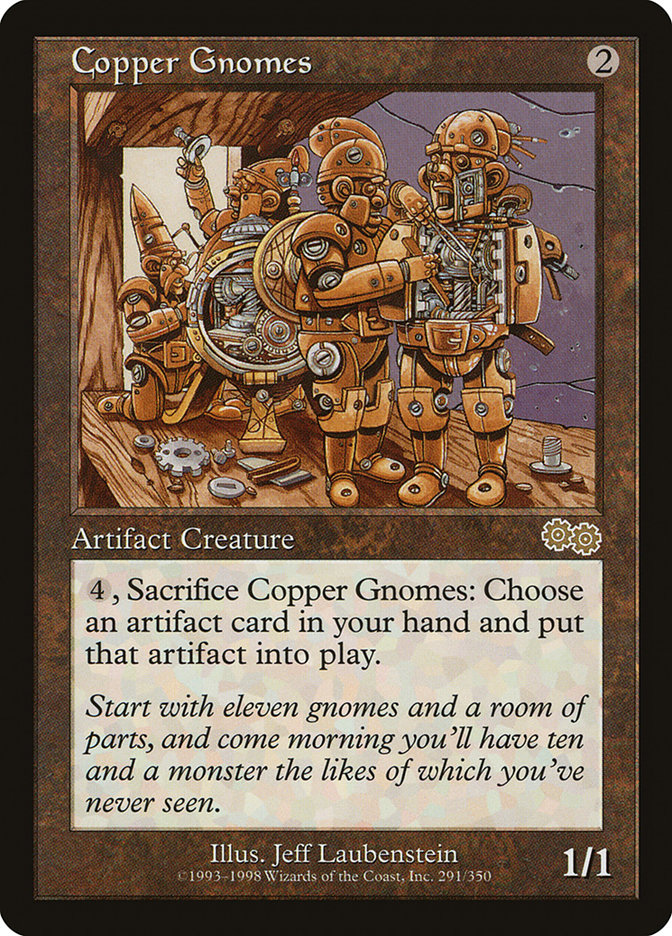 Copper Gnomes [Urza's Saga] | Kessel Run Games Inc. 