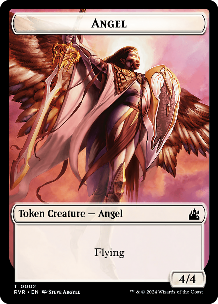 Angel Token (0002) [Ravnica Remastered Tokens] | Kessel Run Games Inc. 