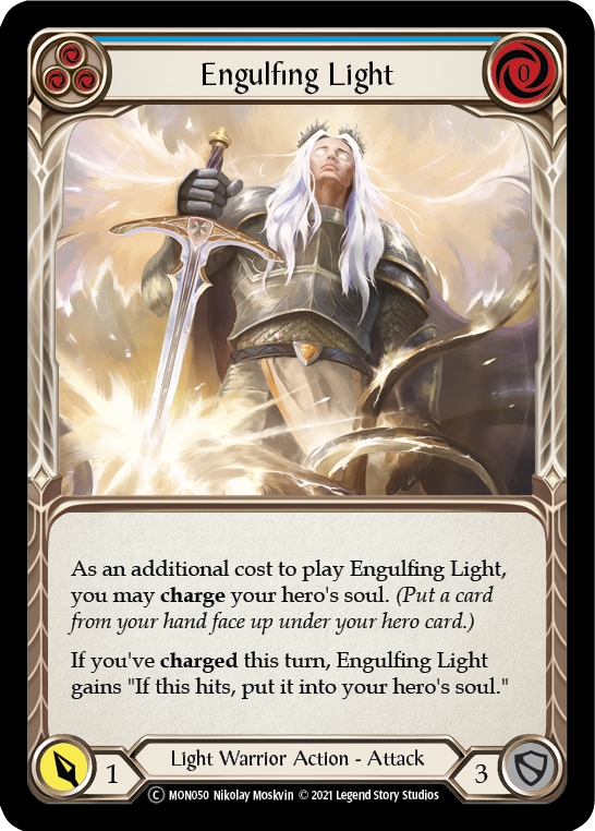 Engulfing Light (Blue) [U-MON050] (Monarch Unlimited)  Unlimited Normal | Kessel Run Games Inc. 