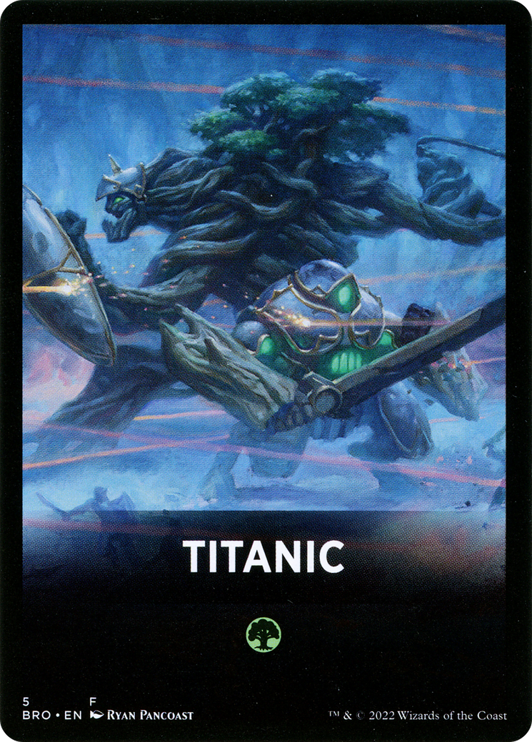Titanic Theme Card [The Brothers' War Tokens] | Kessel Run Games Inc. 