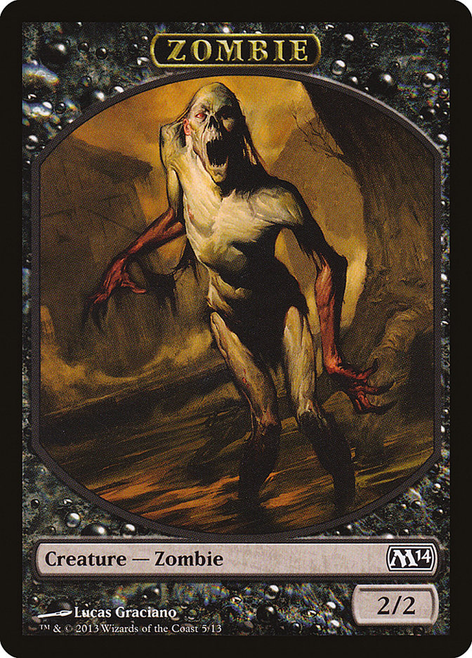 Zombie Token [Magic 2014 Tokens] | Kessel Run Games Inc. 