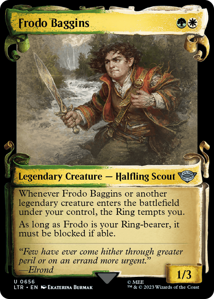 Frodo Baggins [The Lord of the Rings: Tales of Middle-Earth Showcase Scrolls] | Kessel Run Games Inc. 