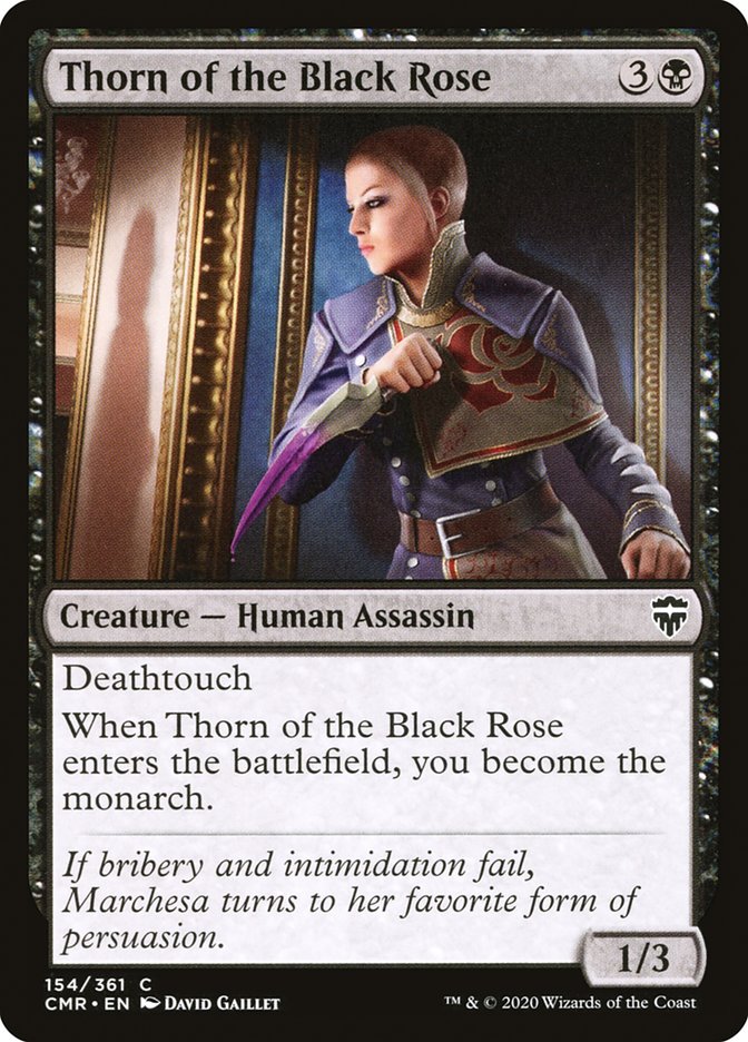 Thorn of the Black Rose [Commander Legends] | Kessel Run Games Inc. 
