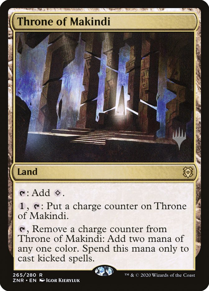 Throne of Makindi (Promo Pack) [Zendikar Rising Promos] | Kessel Run Games Inc. 