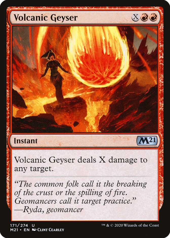 Volcanic Geyser [Core Set 2021] | Kessel Run Games Inc. 