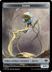 Servo // Elephant Double-Sided Token [Commander Masters Tokens] | Kessel Run Games Inc. 