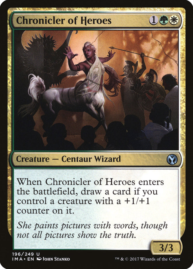 Chronicler of Heroes [Iconic Masters] | Kessel Run Games Inc. 