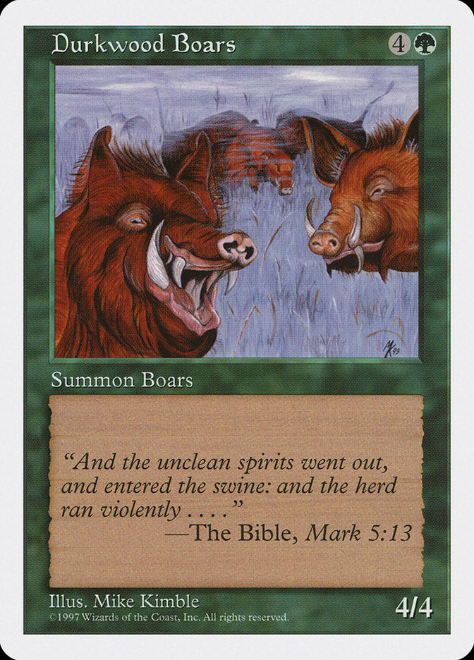 Durkwood Boars [Fifth Edition] | Kessel Run Games Inc. 