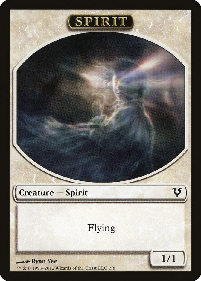 Spirit Token (3/8) [Avacyn Restored Tokens] | Kessel Run Games Inc. 