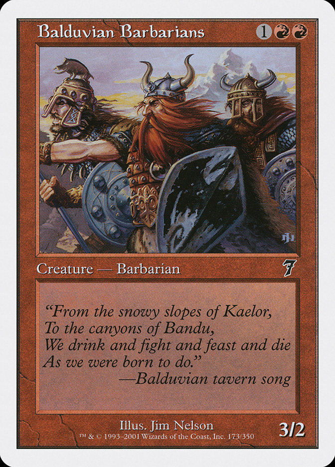 Balduvian Barbarians [Seventh Edition] | Kessel Run Games Inc. 