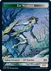 Elf Warrior // Germ Double-Sided Token [Double Masters Tokens] | Kessel Run Games Inc. 